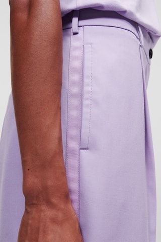 Pantalon en laine - Mauve