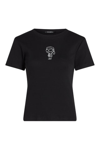 T-shirt en coton bio - Noir