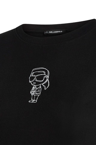 T-shirt en coton bio - Noir