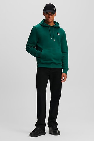 Sweat en coton bio - Vert foncé