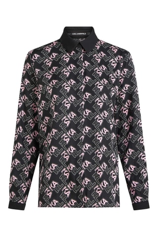 Chemisier - Noir et rose