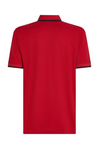 Polo en coton bio - Rouge