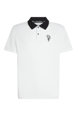 Polo en coton bio - Blanc