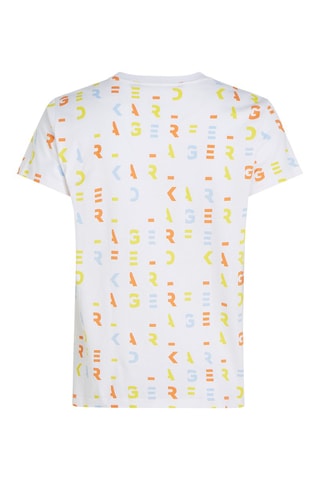 T-shirt - Blanc et jaune