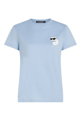 T-shirt en coton bio - Bleu clair