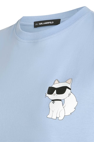 T-shirt en coton bio - Bleu clair