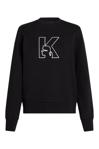 Sweat en coton bio - Noir