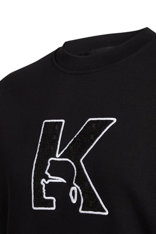 Sweat en coton bio - Noir