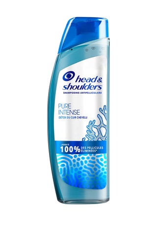 3 x Shampoing antipelliculaire pure intense détox Head & Shoulders - 250 ml