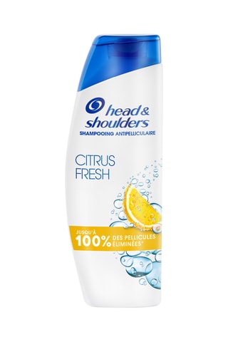 3 x Shampoing citrus Head & Shoulders - Cheveux gras - 330 ml