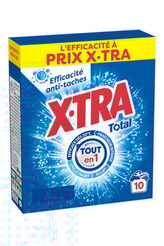 4 x Poudre XTra Total 4+1 - 10 lessives