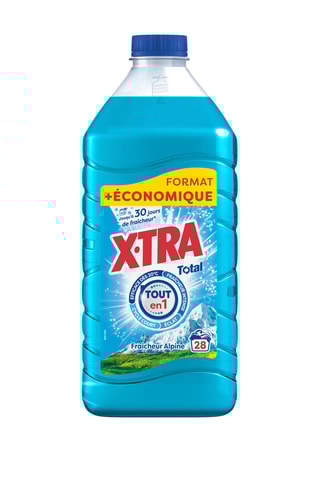 3 x Lessive Total 4+1 Fraîcheur alpine XTra - 28 lavages - 1,26 l