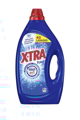 4 x Lessive XTra Total - 40 Lavages - 1,8 l