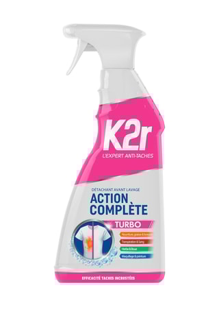 4 x Détachant Avant Lavage Action Complète K2r - 750 ml