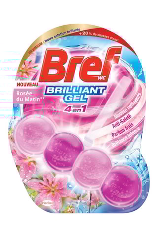 11 x Bloc WC Brilliant Gel Bref WC - Rosée du Matin