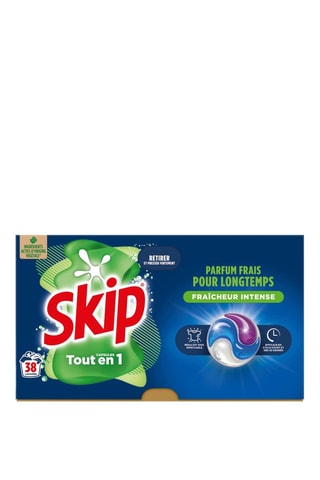 3 x Lessive Skip Fraîcheur Intense - 38 lavages