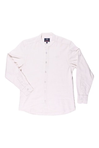 Camisa de lino Confort  - Blanco