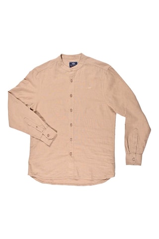 Camisa de lino Rony  - Beige