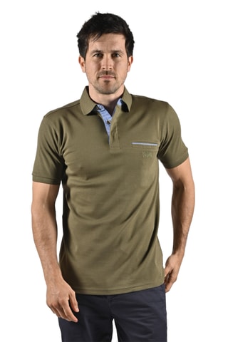 Polo regular fit Tikar - Caqui