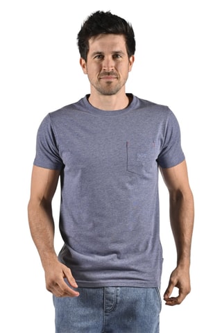 Camiseta - Gris y rojo