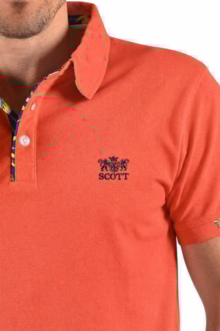 Polo regular fit River - Rosa