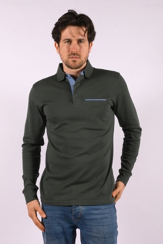 Polo  - Azul y verde