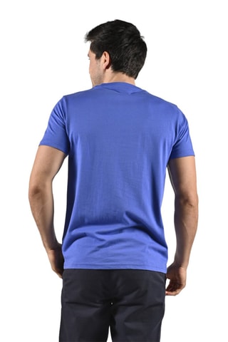 Camiseta - Blanco y azul