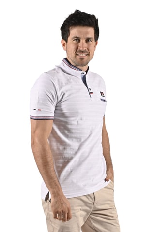 Polo Facto  - Rojo, blanco y azul