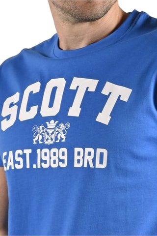 Camiseta - Blanco y azul