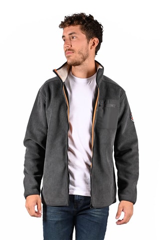 Chaqueta de canalé Kordou  - Gris