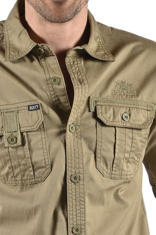 Camisa regular fit Laser  - Verde