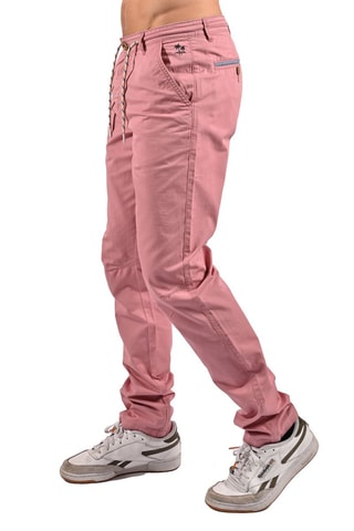 Pantalón chino Bako - Rosa