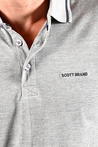 Polo Sagos  - Negro y gris