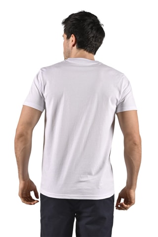 Camiseta - Blanco y azul