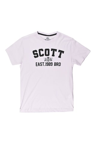 Camiseta - Blanco y azul