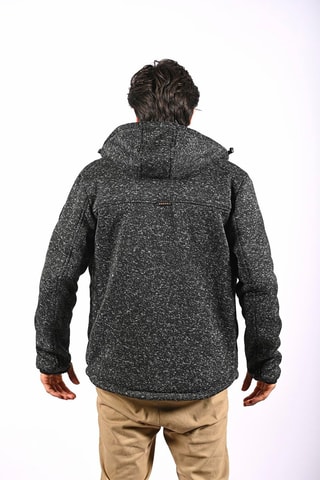 Chaqueta con capucha Energic  - Negro