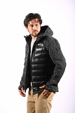 Chaqueta con capucha Energic  - Negro