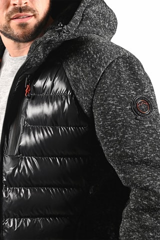 Chaqueta con capucha Energic  - Negro