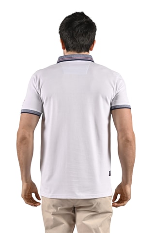 Polo regular fit Tinek - Blanco