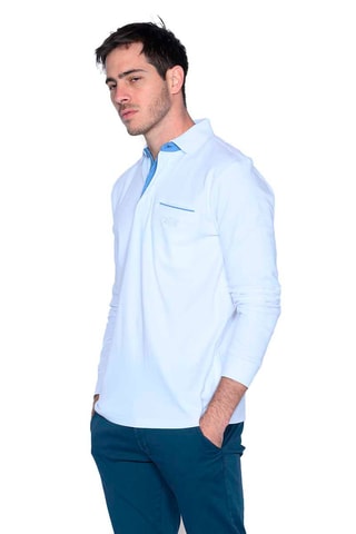 Polo Dalio  - Blanco y azul