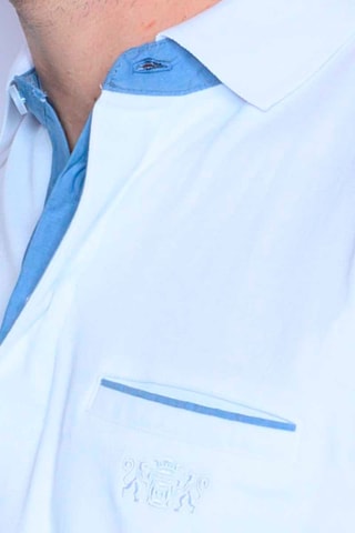 Polo Dalio  - Blanco y azul