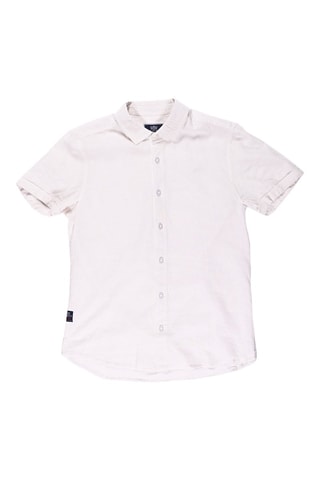 Camisa de lino Colin  - Blanco