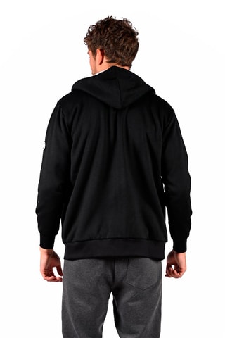 Cárdigan con capucha Sherpor  - Negro