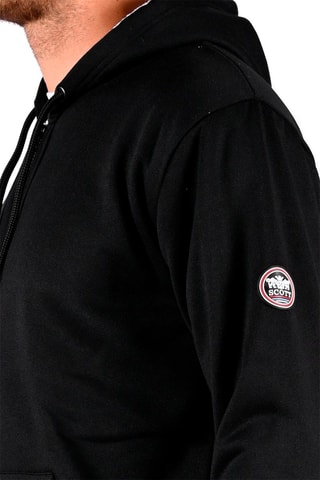 Cárdigan con capucha Sherpor  - Negro