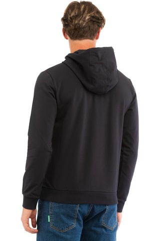 Sudadera con capucha - Blanco y azul