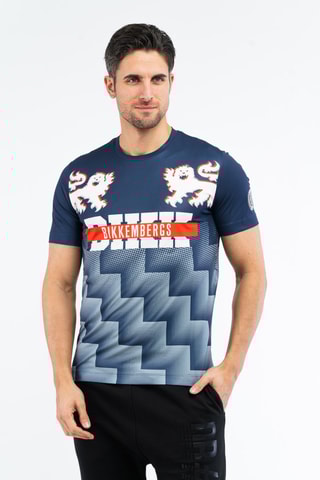 Camiseta - Blanco, negro y rojo