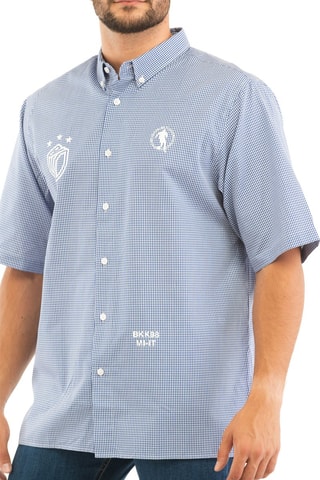 Camisa - Blanco y azul