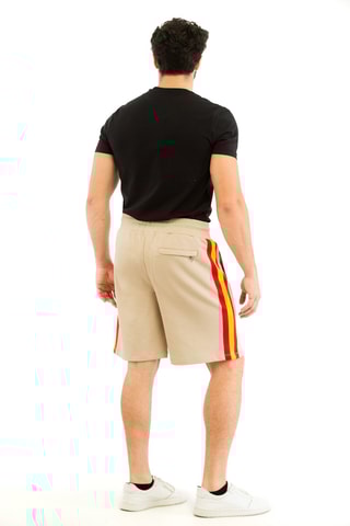 Bermudas - Beige, rojo y amarillo