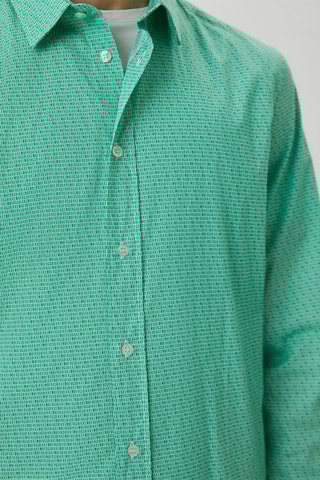 Camisa slim fit - Verde