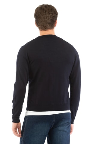 Cárdigan de lana - Azul marino